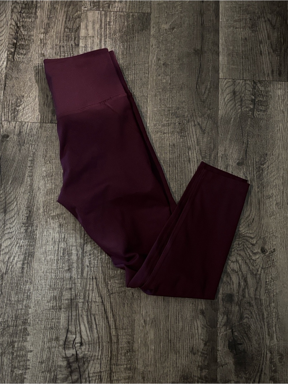 Girlfriend Collective High-Rise Leggings - Plum Purple - Size Small